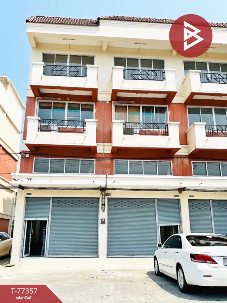 For SaleShophouseSamut Prakan,Samrong : Commercial building for sale, 3 and a half floors, Sapprungruang Village, Bang Pu, Samut Prakan.