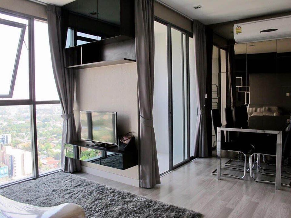 For RentCondoOnnut, Udomsuk : For rent, 2 bedrooms, Ideo Mobi Sukhumvit 81 @BTS On Nut, size 42 sq m., 15th floor, fully furnished.