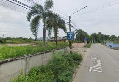 For SaleLandPattaya, Bangsaen, Chonburi : Land for sale, Thung Krad Road, Bang Lamung, 6 rai 97 sqw, near Sukhumvit Road, only 2.5 km. CC