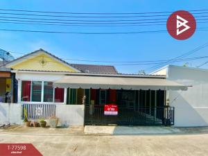 For SaleTownhouseRayong : One-story townhouse for sale, Baan D The Valley Pluakdang, Rayong.