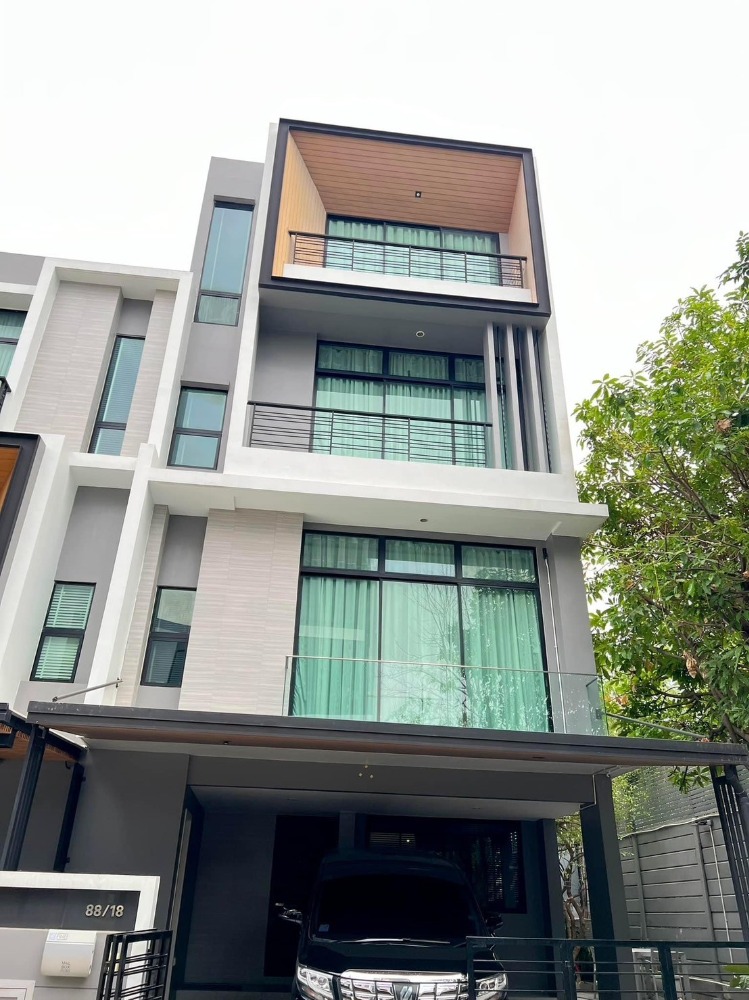 For RentTownhousePattanakan, Srinakarin : 🔥🔥For rent Nirvana Define Srinakarin - Rama 9 🏠Townhome (corner house with space on the side) 🟠PT2403-218CO