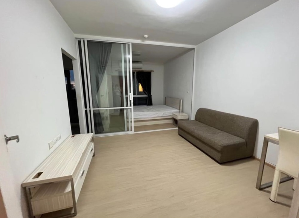 For SaleCondoPinklao, Charansanitwong : Garden side room for sale, UNIO Charan 3 (1 bedroom), 28 sq m, Building F, 3rd floor, near Niti and the point of taking the bus to MRT Tha Phra.