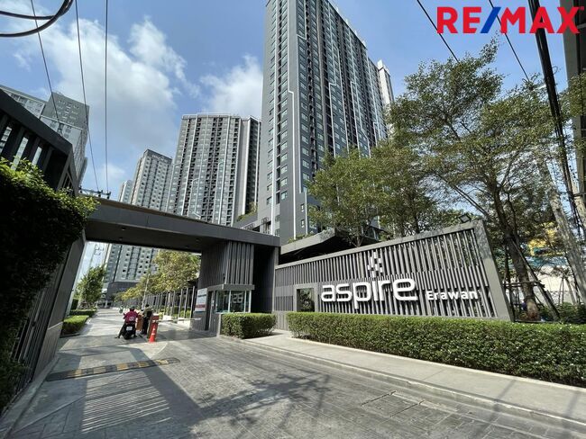 For SaleCondoSamut Prakan,Samrong : Sukhumvit Condo for sale, Aspire Erawan Tower B (Aspire Erawan Tower B), Condo next to BTS Chang Erawan Station.