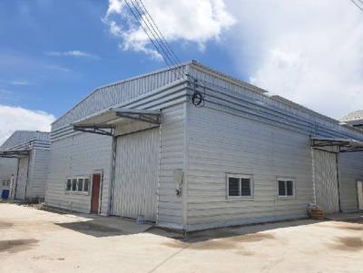 For RentWarehouseSamut Prakan,Samrong : Warehouse for rent, Phraeksa, Bang Phli, Khlong Khut, 195 sq m., next to the main road [ R07U ]