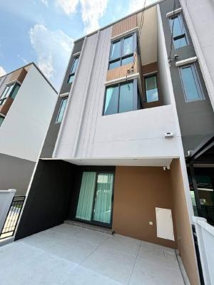 For RentTownhouseVipawadee, Don Mueang, Lak Si : For rent, 3-story townhome, corner unit (new house), Baan Klang Muang project. Vibhavadi-Chaengwattana Wat Weluwanaram Road (Wat Phai Khiao)