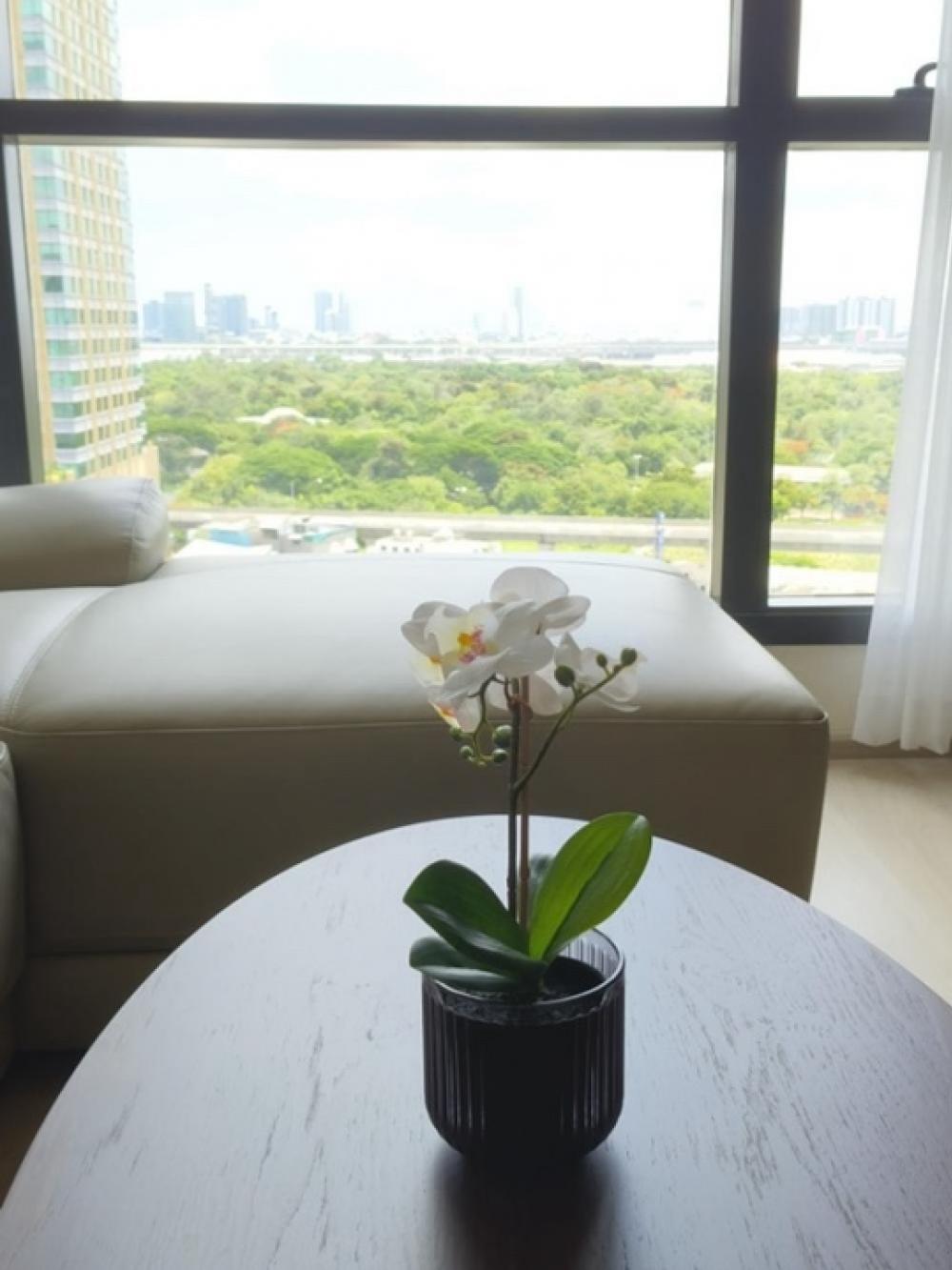 For SaleCondoSapankwai,Jatujak : 🌿For sale with tenant, The Privacy Chatuchak🌿 Corner room, beautiful view, view of Chatuchak Park. Luxuriously decorated with built-ins and complete appliances. Got parking for 2 cars. Quiet project, few units The room is equipped with soundproof windows 