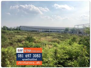For SaleLandRatchaburi : Land for sale with factory structure, next to the road, near Nong Pho Dairy Cooperative, Ban Pong, Ratchaburi.