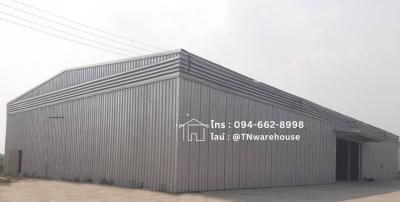 For RentWarehouseMin Buri, Romklao : Warehouse for rent, Lat Krabang, 990 sq m., next to the road, convenient travel [ R09D ]