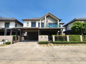 For SaleHouseChaengwatana, Muangthong : Single house for sale, Bangkok Boulevard Chaengwattana 2, best price, 5 bedrooms, 4 bathrooms, ready to move in. There is no light pole in front of the house.