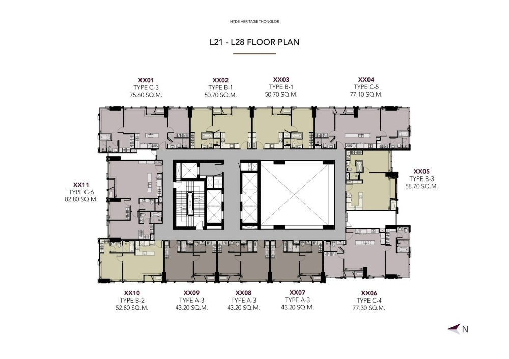 ขายคอนโดสุขุมวิท อโศก ทองหล่อ : 🔥HYDE Heritage Thonglor 2bed 2bath 82.8sqm. 22,500,000  Call/Line : 0954597992