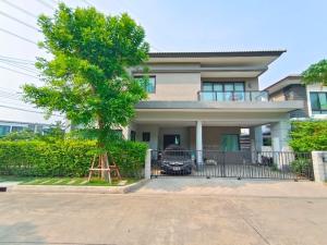 For SaleHouseRama5, Ratchapruek, Bangkruai : Centro Ratchapruek-Suanpak,  fully furnished, corner house, 80 square meters.