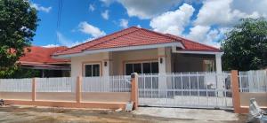 For SaleHouseMaha Sarakham : Single-storey detached house for sale with tenants, Baan Suan Sarakham 1, Sarakham University area.