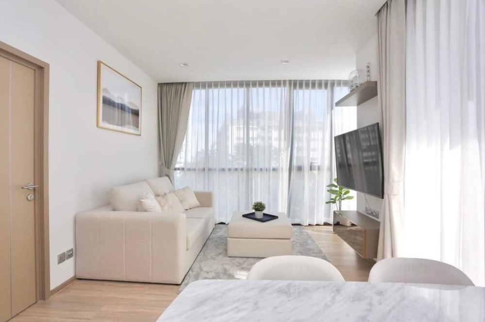 For RentCondoOnnut, Udomsuk : Kawa Haus Onnut T77 fully furnished, 56.85 square meters, corner room.