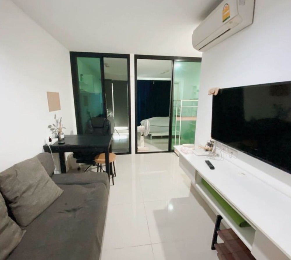 For RentCondoSukhumvit, Asoke, Thonglor : PUM101 Condo for rent, Pause Sukhumvit 107, 2nd floor, city view, 30 sq m, 1 bedroom, 10,000 baht 099-251-6615