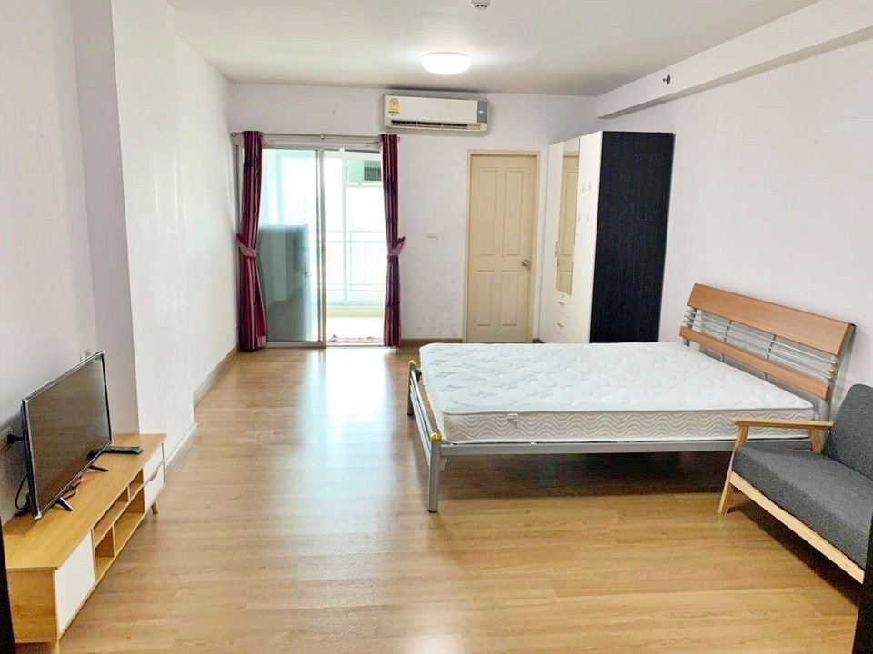 For RentCondoRama9, Petchburi, RCA : 🔥🔥Urgent for rent ‼️ Ready to move in (1 studio room 34 sq m.) Condo Supalai Park Asoke - Ratchada 🟠PT2403-226