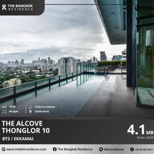 For SaleCondoSukhumvit, Asoke, Thonglor : Very good price, The Alcove Thonglor 10, near BTS Ekkamai, in the heart of Thonglor, less than a hundred thousand square meters.