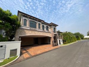 For SaleHousePinklao, Charansanitwong : Luxurious house  for sale, corner plot 173.5 sq m, new house, never lived in, house style Palacio de cralos The Grand Pinklao, next to Borommaratchachonnani Road.