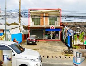 For RentShophouseChiang Mai : KadFarang Village commercial for rent 2 floors 2 units commercial house behind 56sqm Big C HangDong