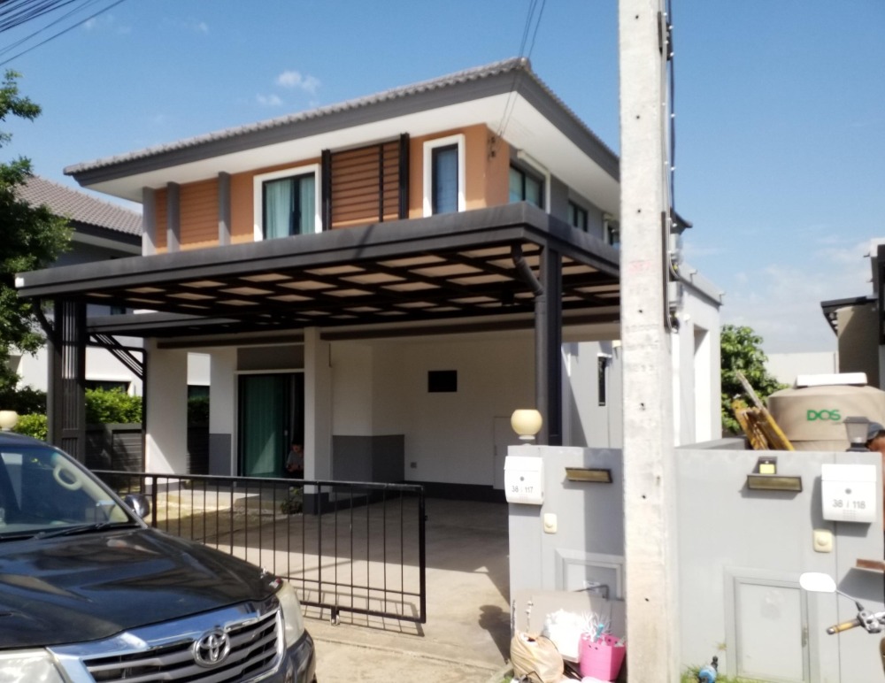 For SaleHousePathum Thani,Rangsit, Thammasat : House for sale Kanasiri Wongwaen-Lam Luk Ka (Single house that comes in a price and location that meets all your travel needs)