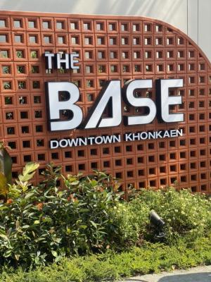 For SaleCondoKhon Kaen : 💚 The Base Downtown Khonkaen 🤎 Ready to see the actual rooms in the building today. Fully furnished throughout the room, starting at 1.65 million baht* To make an appointment to visit, contact Teeranote (Sale Project) 081-6507927 😃