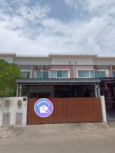 For SaleTownhouseMahachai Samut Sakhon : Townhome for sale, beautifully decorated, ready to move in, Supalai Bella Rama 2-Pantai Norasing, 139 sq m., 27.8 sq m.