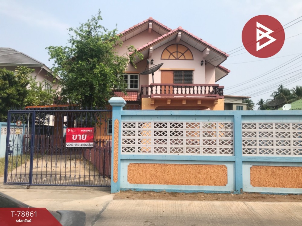 For SaleHouseSamut Songkhram : 2-story detached house for sale, area 70 square meters, Mae Klong, Samut Songkhram.