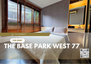 For RentCondoOnnut, Udomsuk : For rent 🔥The base park west 77🔥, lawn view, furniture, complete electrical appliances. Convenient travel near BTS On Nut.