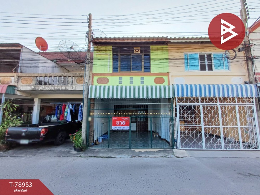 For SaleTownhouseSamut Songkhram : 2-story townhouse for sale, area 15.9 square meters, Lat Yai, Samut Songkhram.
