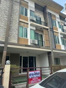 For RentTownhouseMin Buri, Romklao : Townhome for rent Gusto Village Miss Teen Ramkhamhaeng