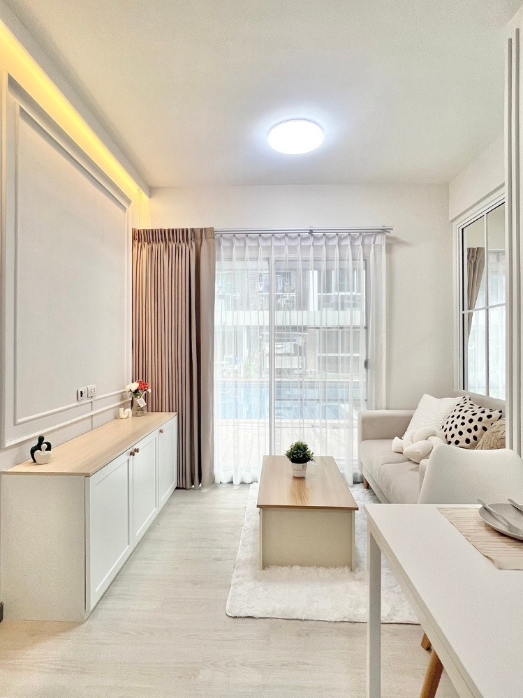 For SaleCondoOnnut, Udomsuk : sell!!! 🏙️ A Space Sukhumvit 77 (large room 45 sq m. Newly renovated, ready to move in🌈🌈🌈 )