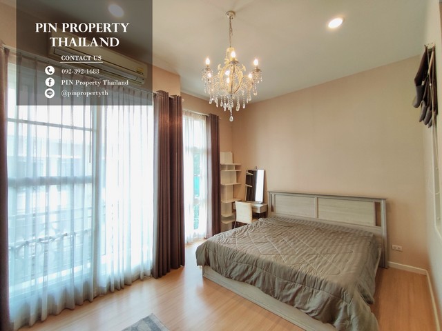 For SaleTownhouseMin Buri, Romklao : S-00005 House for sale in the middle of the city, Rama 9-Krungthep Kreetha (new cut), size 18.3 squa