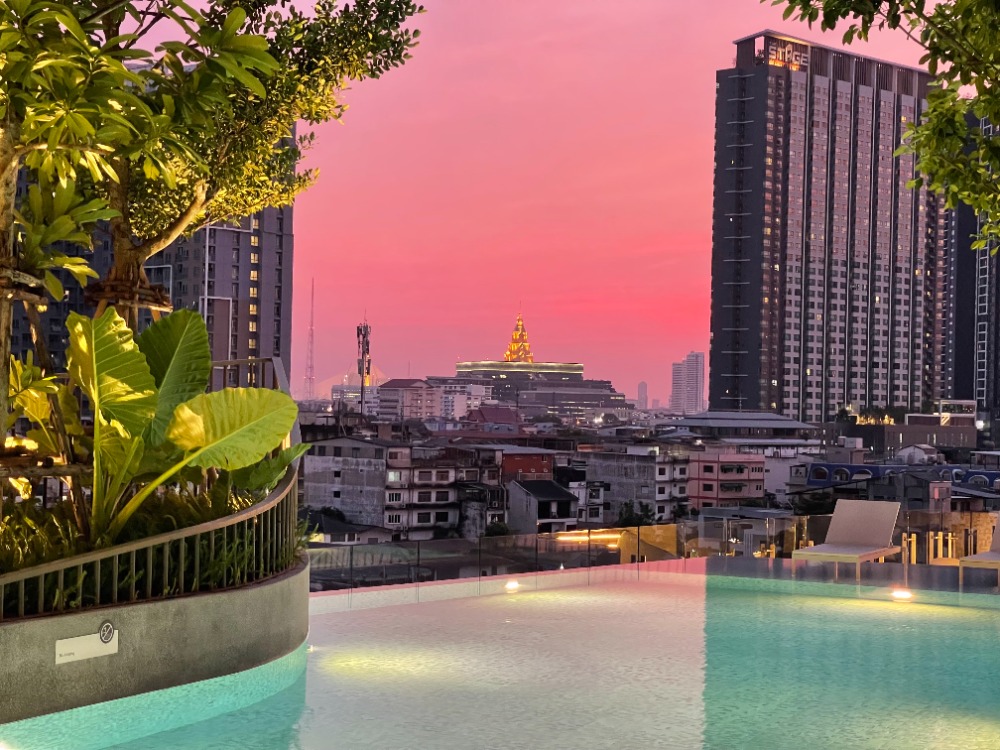 For SaleCondoBang Sue, Wong Sawang, Tao Pun : New condo, good location, beautiful view, very good central management, suitable for working people, students.