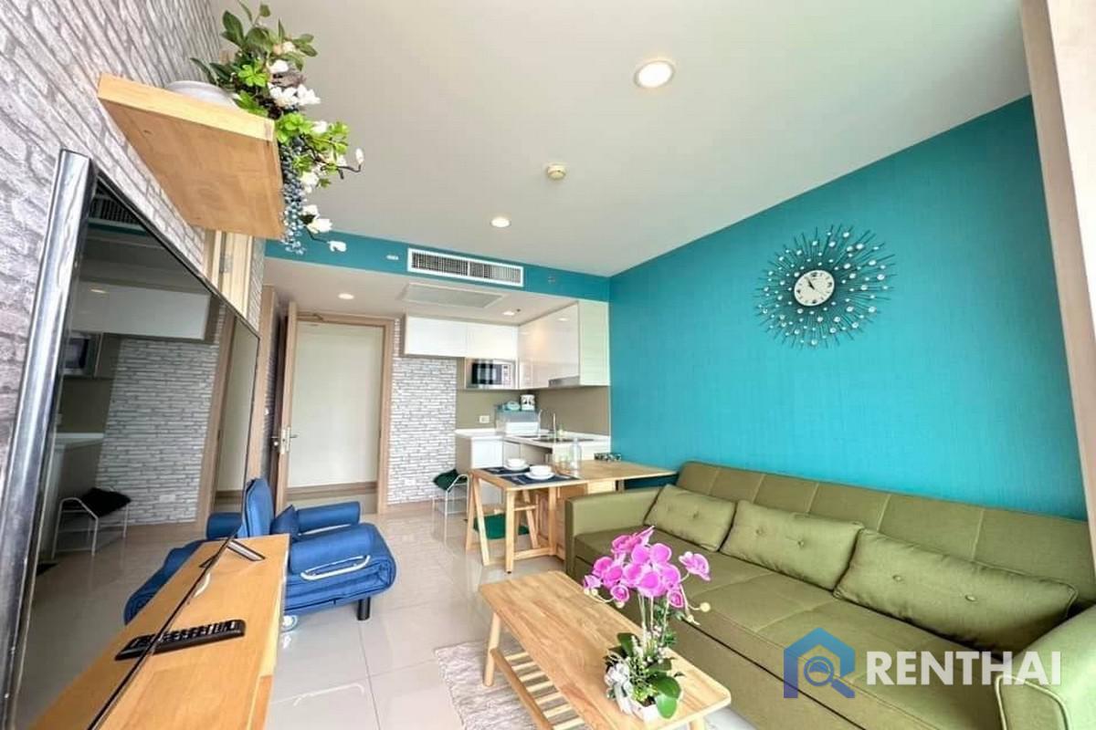 For SaleCondoPattaya, Bangsaen, Chonburi : The Riviera Wongamat 1 bedroom 35 sq.m. Good price Sea view