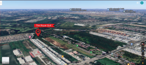 For SaleLandLadkrabang, Suwannaphum Airport : Urgent sale! Beautiful plot of land to choose from on the golf course (The Royal Golf & Country Club Ladkrabang), an international standard golf course, 18 holes, par 72, a golf course with water surrounding the project.