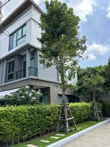 For SaleHouseLadkrabang, Suwannaphum Airport : House for sale in the middle of the city, The Edition Bangna-Wongwaen, 3-story twin house.