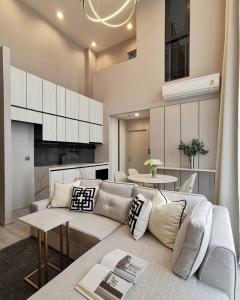 For RentCondoOnnut, Udomsuk : Urgent ‼️ Beautiful room for rent: The Line Sukhumvit 101, Duplex room, 2 bedrooms.
