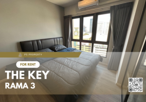 For RentCondoRama3 (Riverside),Satupadit : For rent📣The Key Rama 3📣Beautiful room, fully decorated. Complete with furniture and electrical appliances Chao Phraya River view