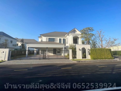 For SaleHouseLadkrabang, Suwannaphum Airport : 2-storey luxury detached house for sale Perfect Masterpiece New Krungthep Kreetha Road, Saphan Sung, Bangkok