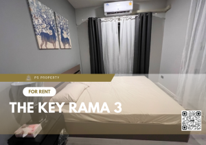 For RentCondoRama3 (Riverside),Satupadit : For rent✨The Key Rama 3✨ beautiful room, fully decorated. With furniture and electrical appliances near Terminal 21 department store