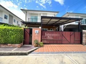 For SaleHouseSamut Prakan,Samrong : Urgent sale, 2-story semi-detached house, ready to move in, The Plant Srinakarin-Nam Daeng. Samut Prakan Province