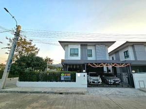 For SaleHouseNonthaburi, Bang Yai, Bangbuathong : Corner house, 51 sq m, 3 bedrooms, 3 bathrooms, 2-story detached house, Sammakorn Chaiyaphruek-Wongwaen 2