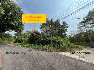 For SaleLandLop Buri : Urgent sale! Land 172 sq m, only 200 meters from the main road, Mueang District, Lopburi Province, only 10 minutes from the city.