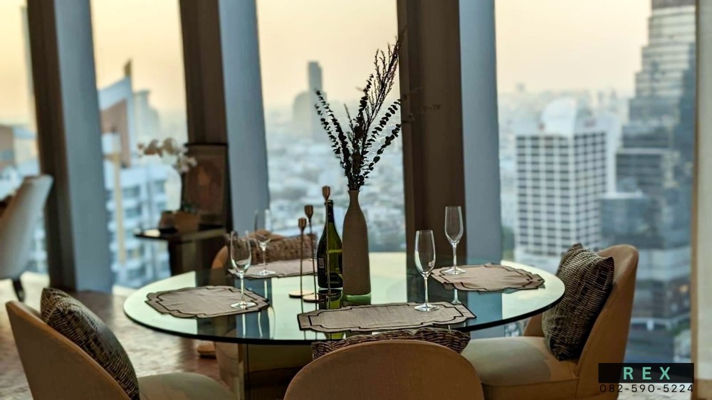 ให้เช่าคอนโดสาทร นราธิวาส : ให้เช่า The Ritz-Carlton Residences Bangkok (Luxury Condominium สาทร) - 2 ห้องนอน 145 ตร.ม. ใกล้ BTS ช่องนนทรี
