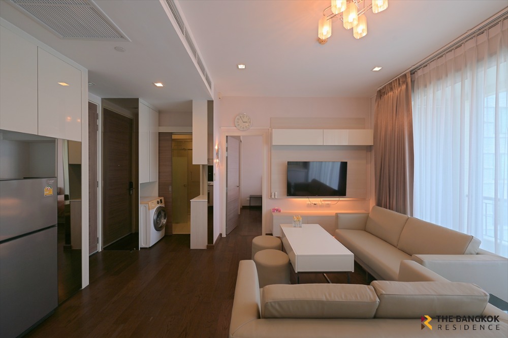 For RentCondoRama9, Petchburi, RCA : 🔥 ปล่อยเช่าด่วน ถูกมาก วิวสวย ชั้นสูง  Q asoke 2 bedrooms 2 bathrooms ห้องแต่งสวย  69 Sq.m. เพียง 53,000 บาท