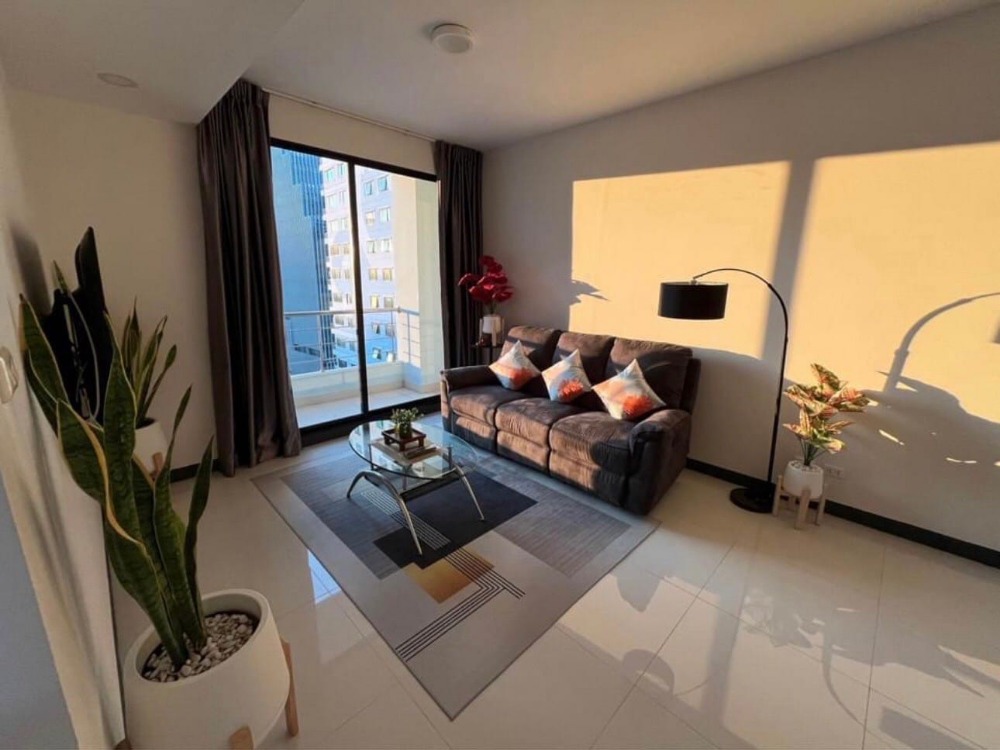 For RentCondoRama9, Petchburi, RCA : SPA107  Supalai Premier @ Asoke, 12th floor, city view, 77.6 sq m., 2 bedrooms, 2 bathrooms, 40,000 baht. 099-251-6615