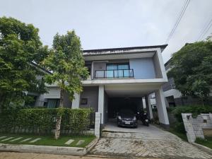 For RentHouseRama5, Ratchapruek, Bangkruai : House 3bedrooms 3bathrooms 1built-in dressing room with 5 air conditioners, near the expressway.