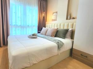 For SaleCondoSamut Prakan,Samrong : Condo for sale, The Kith Sukhumvit 113, Building B, newly renovated, all rooms, fully furnished.
