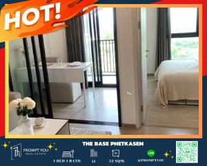 For RentCondoBang kae, Phetkasem : 🔥The Base Phetkasem 🔥 Beautiful room, fully furnished, ready to move in // Ask for more information at LineID: 0854612454