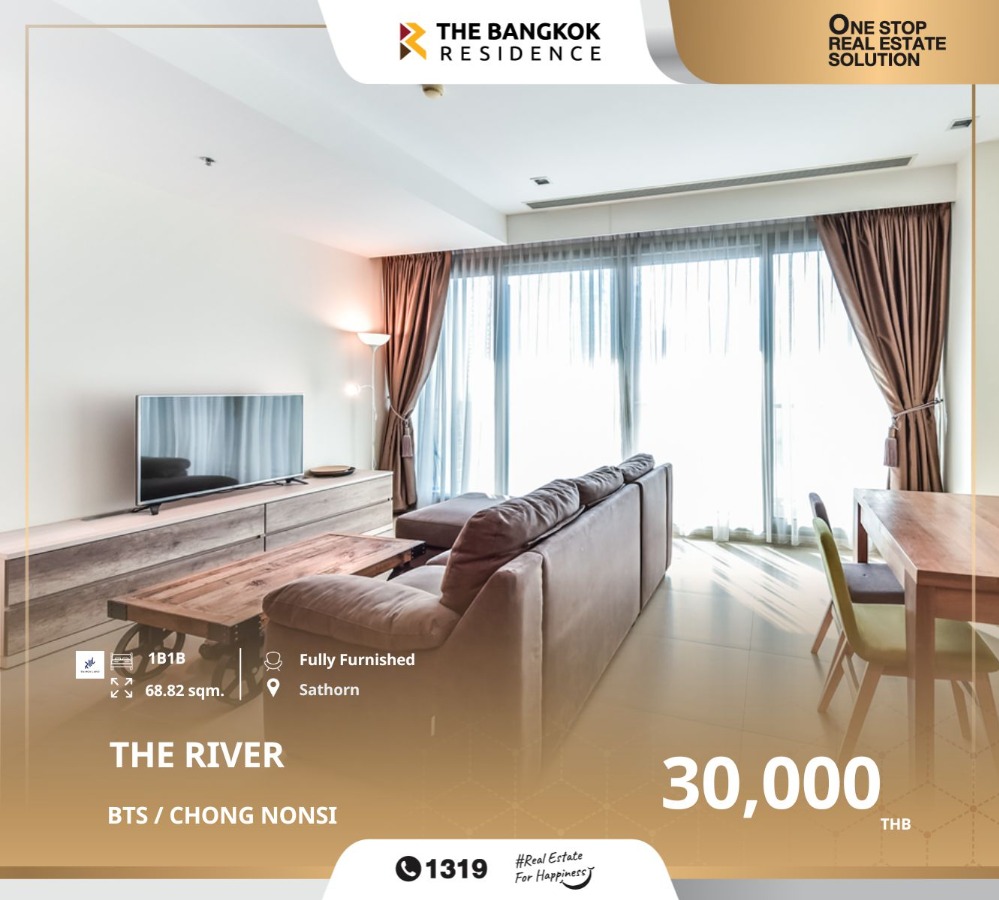For RentCondoWongwianyai, Charoennakor : Luxury condo along the Chao Phraya River, The River, near BTS Saphan Taksin and Icon Siam.