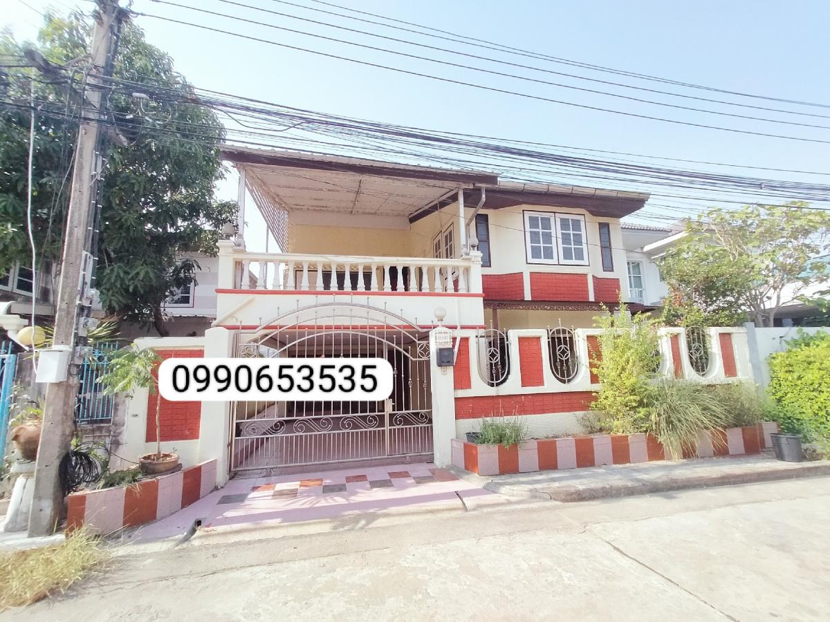 For SaleHouseMin Buri, Romklao : ⚡ 2-story detached house for sale, Sammakorn Village, Soi Ramkhamhaeng 112, Soi 14A, size 50 sq m. ⚡